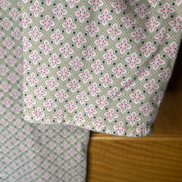 Charter Club Lexington Straight Floral Print Blue Jean Cut Pants, Size 16 - Picture 6 of 7